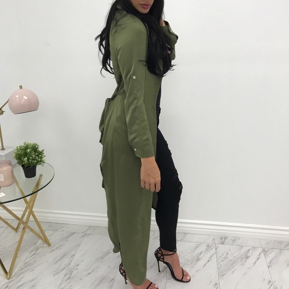 Olive Duster - Picture 3 of 3